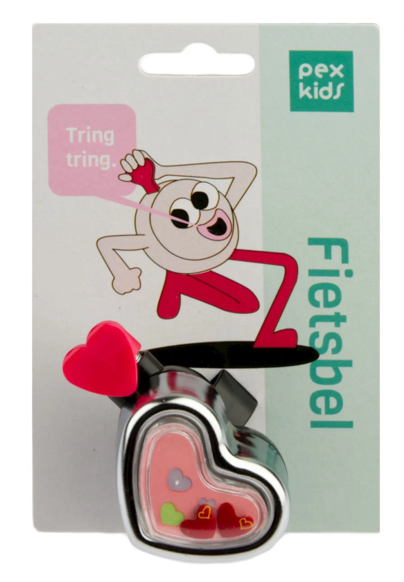 Dziecięcy dzwonek rowerowy PexKids Heart