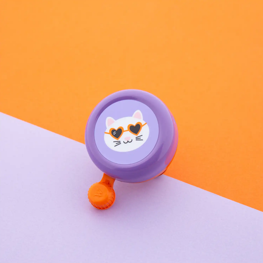 Dziecięcy dzwonek rowerowy Widek Explorer Funky Cat