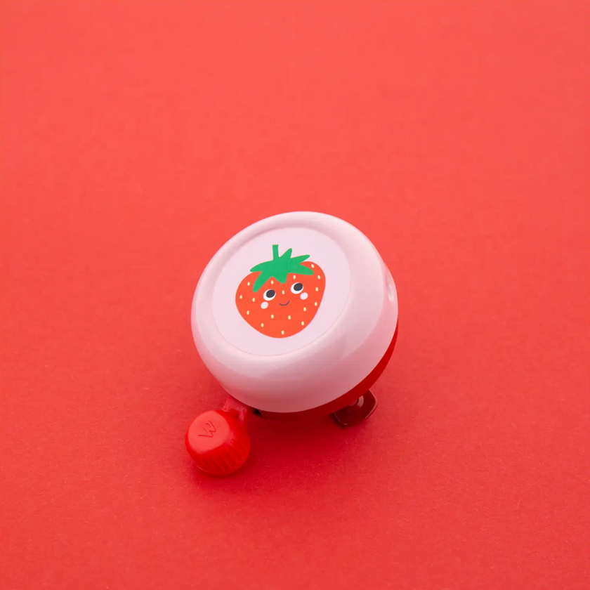 Dziecięcy dzwonek rowerowy Widek Explorer Happy Strawberry