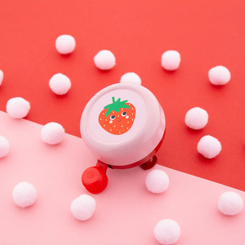 Dziecięcy dzwonek rowerowy Widek Explorer Happy Strawberry