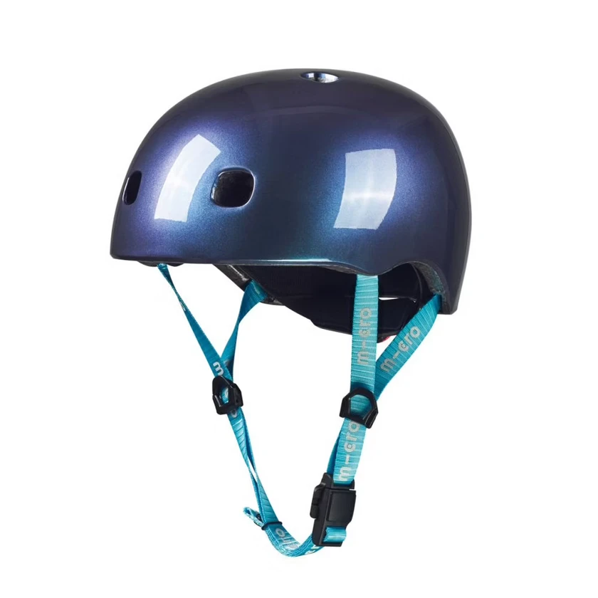 Dziecięcy kask na hulajnogę Micro Neochrome Niebieski | Rozmiar S: 48-53 cm