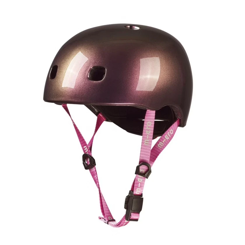 Dziecięcy kask na hulajnogę Micro Neochrome Różowy | Rozmiar S: 48-53 cm