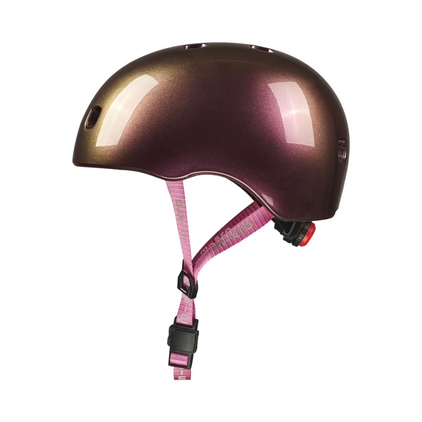 Dziecięcy kask na hulajnogę Micro Neochrome Różowy | Rozmiar S: 48-53 cm