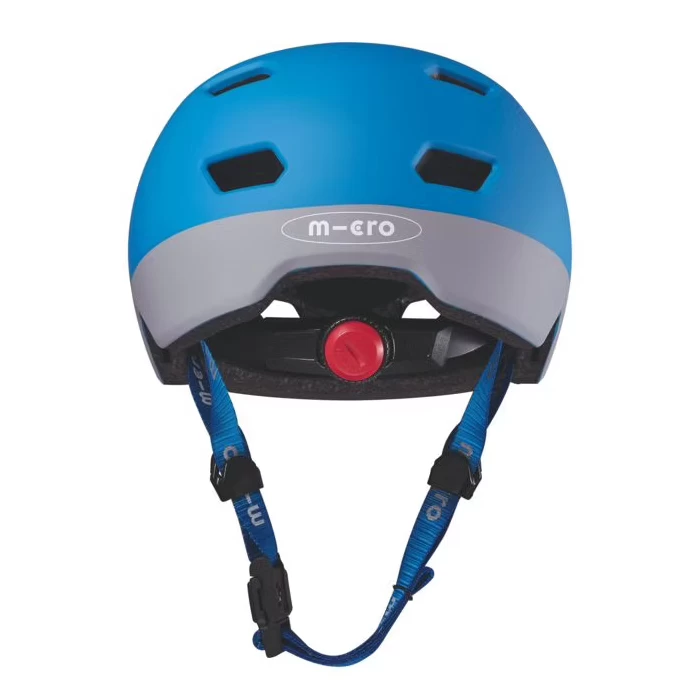 Dziecięcy kask na hulajnogę Micro Neon Neon Blue S (48 - 53 cm)