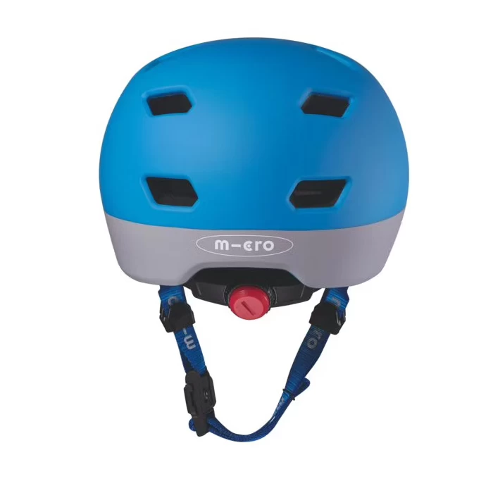 Dziecięcy kask na hulajnogę Micro Neon Neon Blue S (48 - 53 cm)