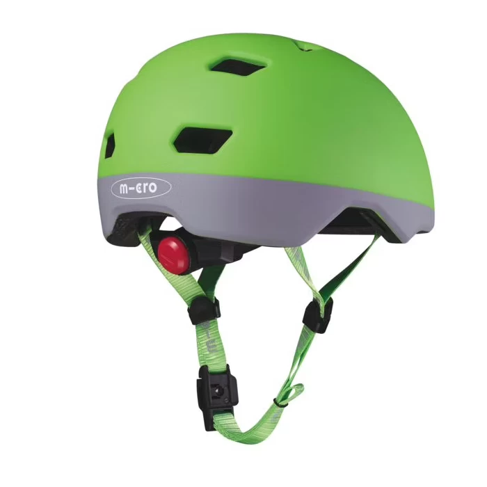 Dziecięcy kask na hulajnogę Micro Neon Neon Green S (48 - 53 cm)