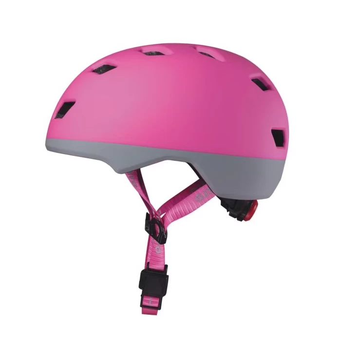 Dziecięcy kask na hulajnogę Micro Neon Neon Pink S (48 - 53 cm)