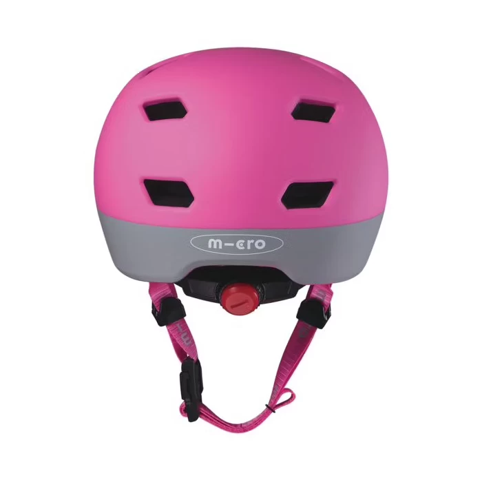 Dziecięcy kask na hulajnogę Micro Neon Neon Pink S (48 - 53 cm)