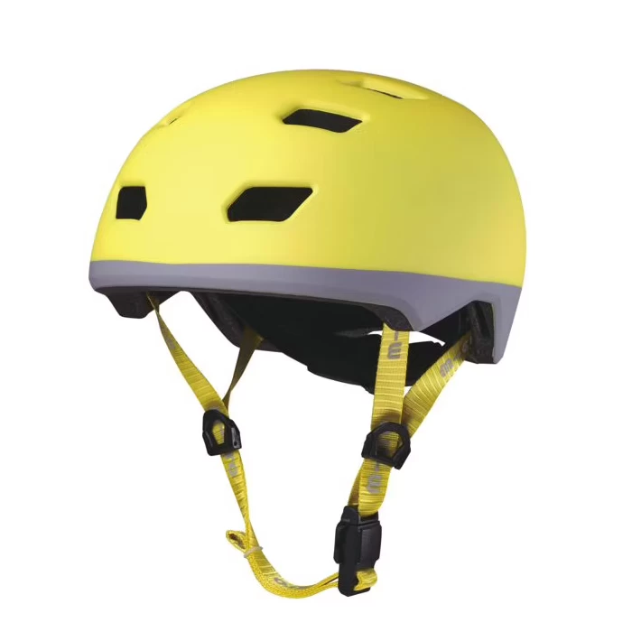 Dziecięcy kask na hulajnogę Micro Neon Neon Yellow S (48 - 53 cm)