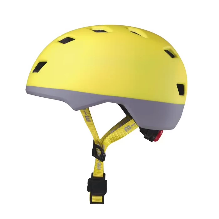 Dziecięcy kask na hulajnogę Micro Neon Neon Yellow S (48 - 53 cm)