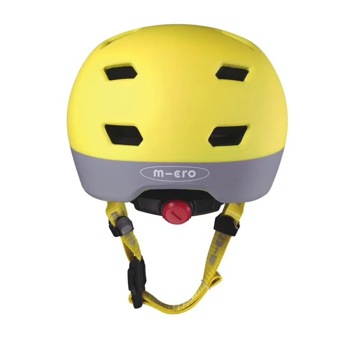 Dziecięcy kask na hulajnogę Micro Neon Neon Yellow S (48 - 53 cm)