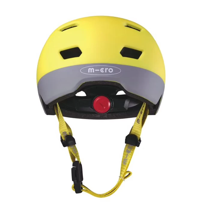 Dziecięcy kask na hulajnogę Micro Neon Neon Yellow S (48 - 53 cm)