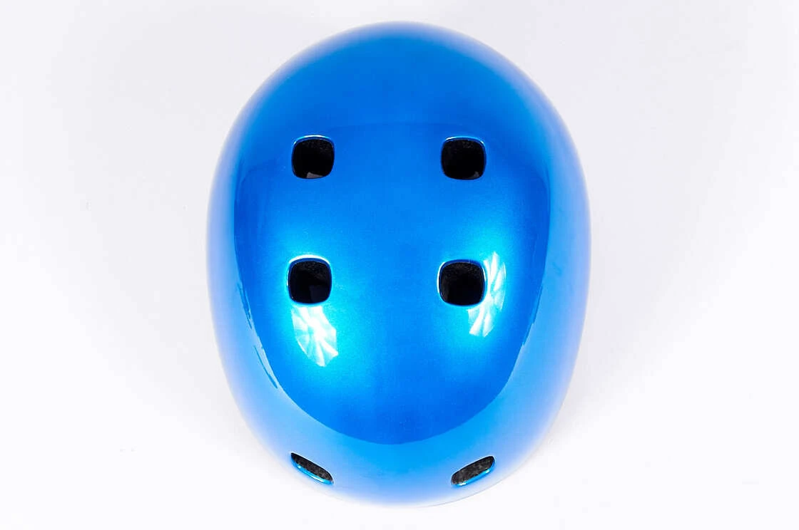 Dziecięcy kask na hulajnogę typu orzeszek Micro Dark Blue Metallic M (52 - 56 cm)