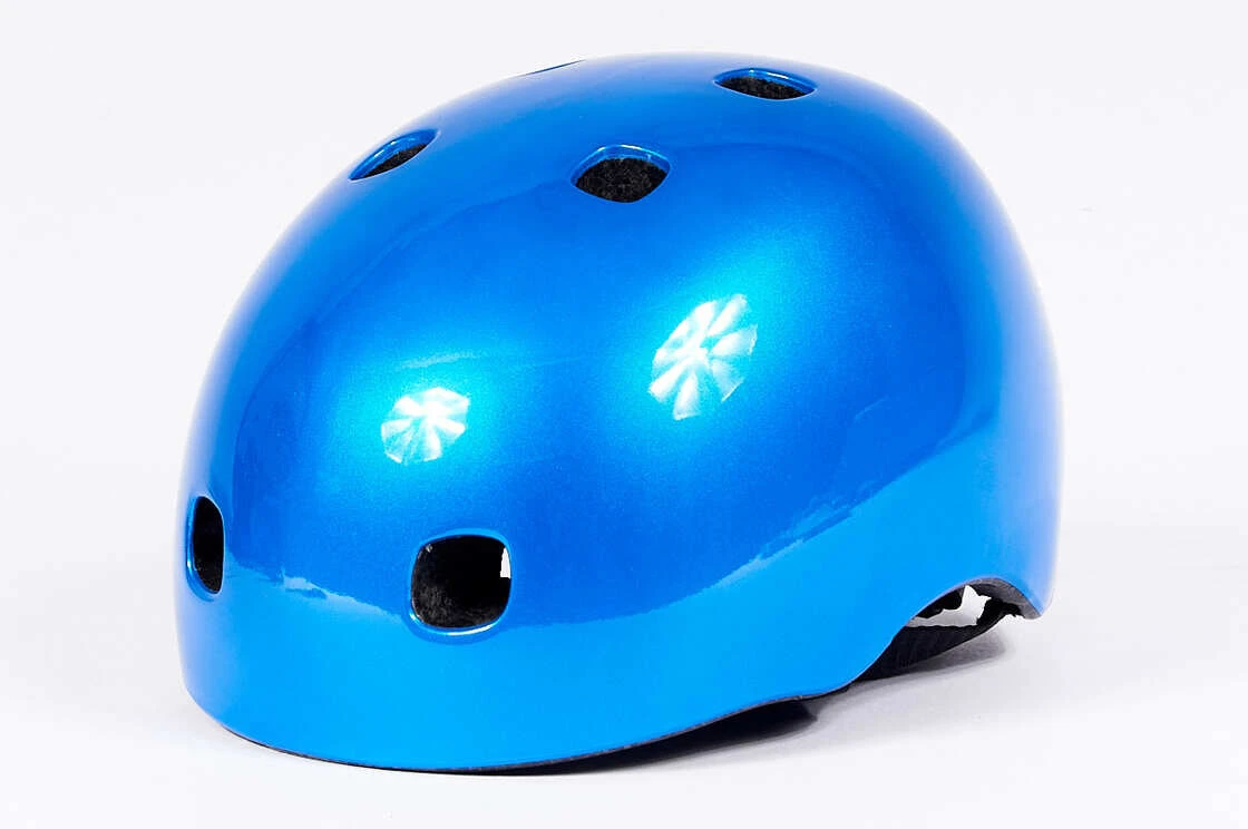Dziecięcy kask na hulajnogę typu orzeszek Micro Dark Blue Metallic M (52 - 56 cm)