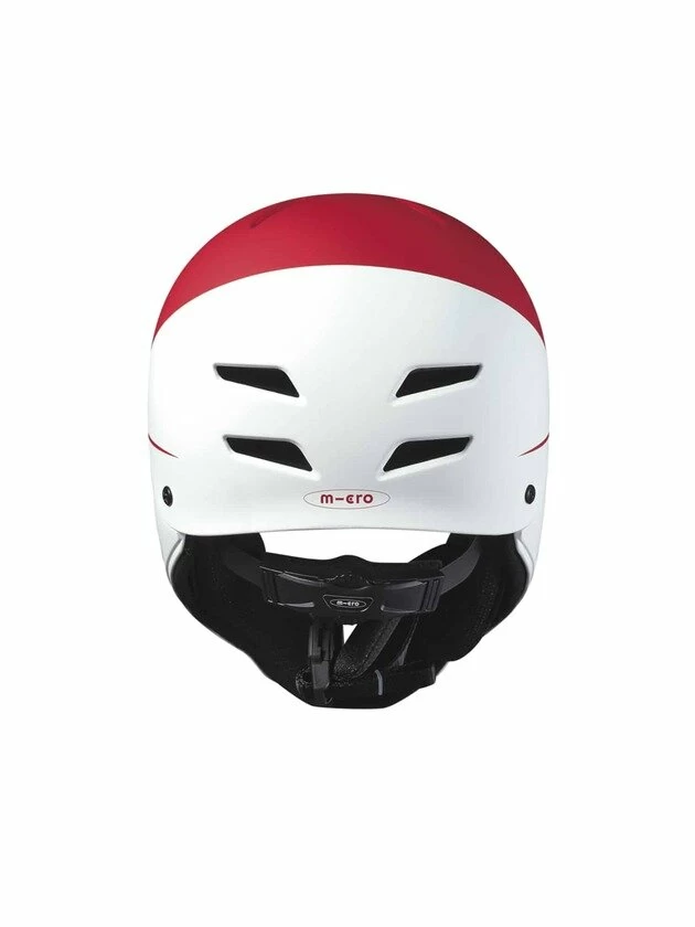 Dziecięcy kask na rower, hulajnogę Micro Racing White/Red