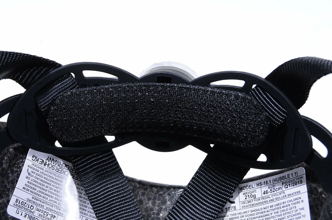 Dziecięcy kask rowerowy Abus Hubble 1.1, czarny Rozmiar S: 46-52 cm
