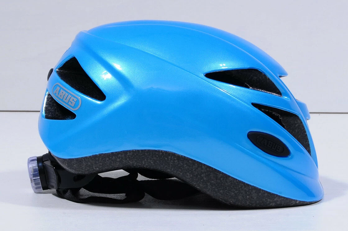 Dziecięcy kask rowerowy Abus Hubble 1.1, niebieski Rozmiar S: 46-52 cm