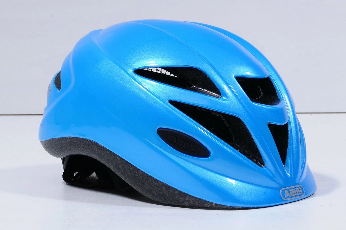 Dziecięcy kask rowerowy Abus Hubble 1.1, niebieski Rozmiar S: 46-52 cm