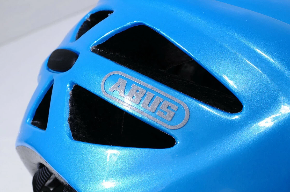 Dziecięcy kask rowerowy Abus Hubble 1.1, niebieski Rozmiar S: 46-52 cm