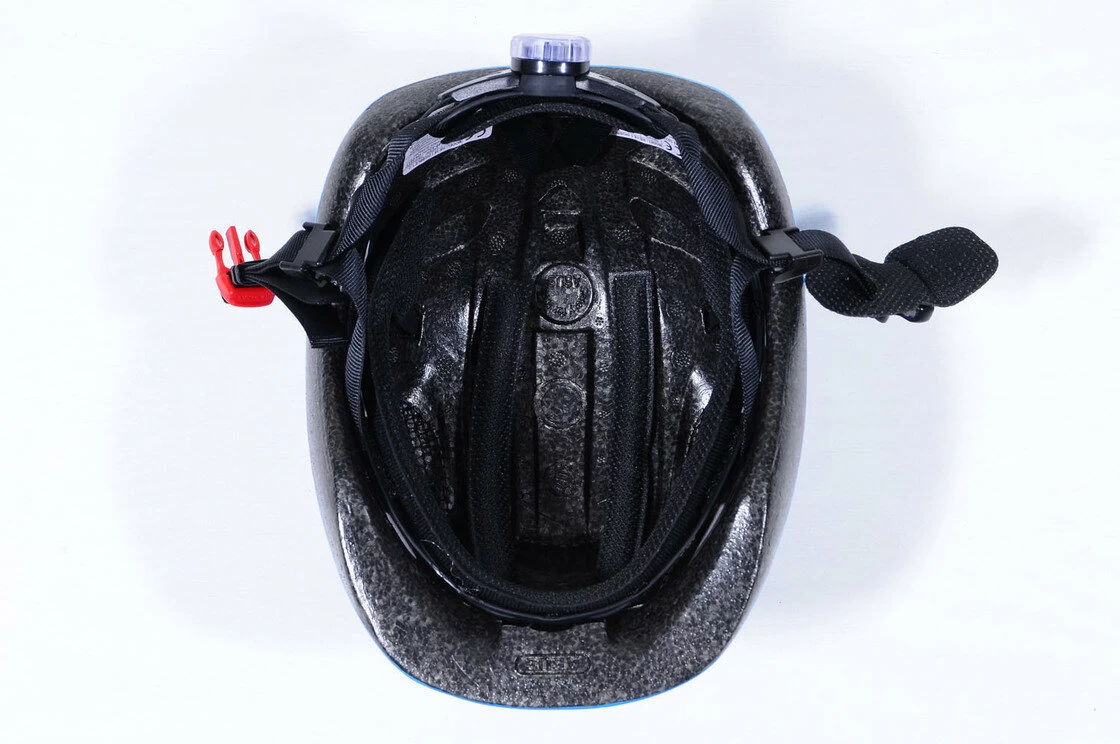 Dziecięcy kask rowerowy Abus Hubble 1.1, niebieski Rozmiar S: 46-52 cm