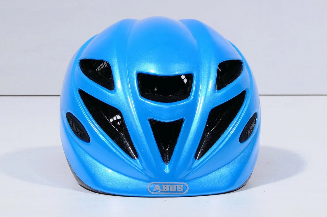 Dziecięcy kask rowerowy Abus Hubble 1.1, niebieski Rozmiar S: 46-52 cm