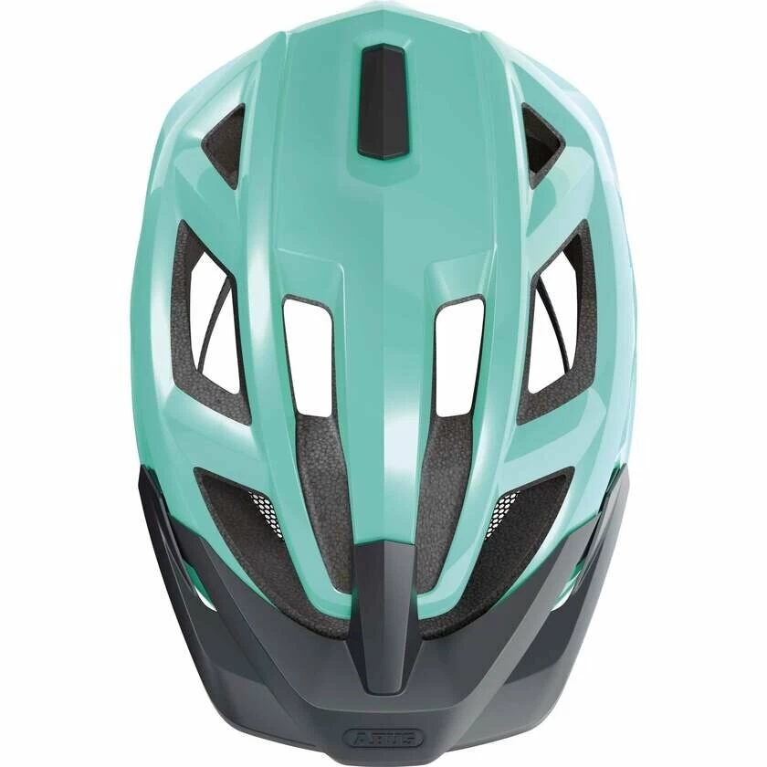 Dziecięcy kask rowerowy Abus MountZ Celeste Green