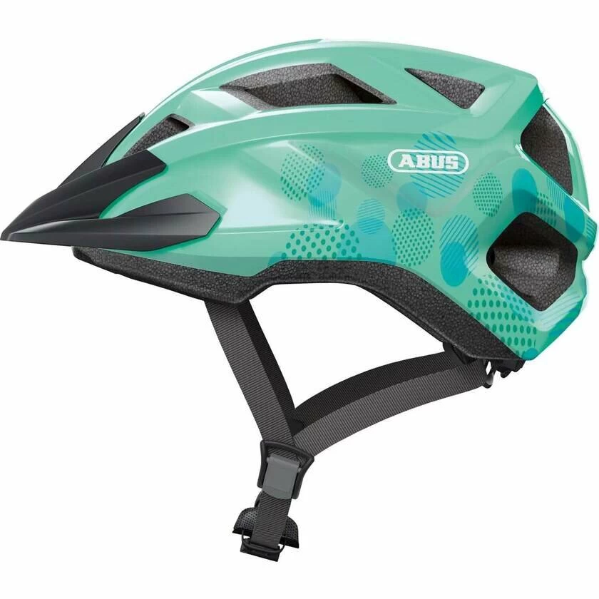 Dziecięcy kask rowerowy Abus MountZ Celeste Green