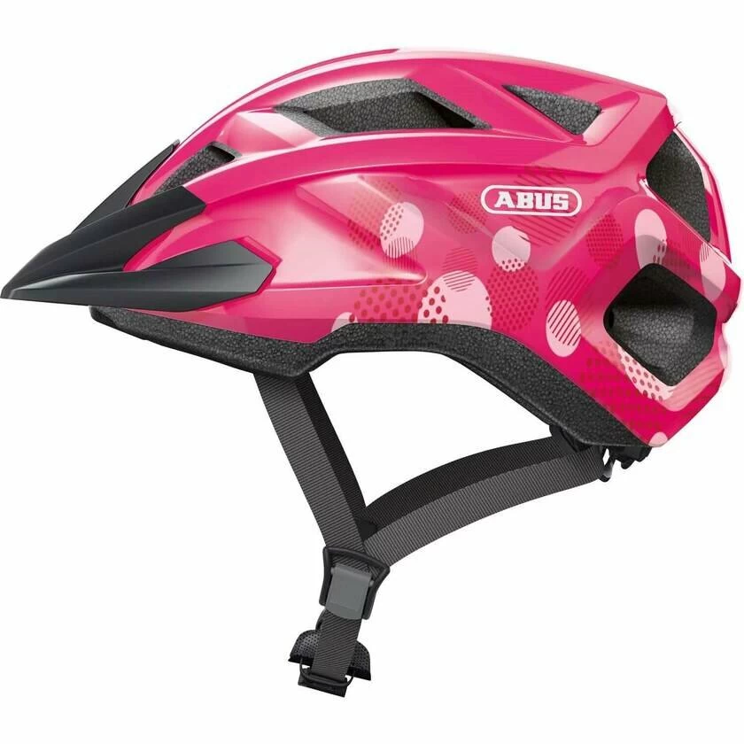 Dziecięcy kask rowerowy Abus MountZ Fuchsia Pink