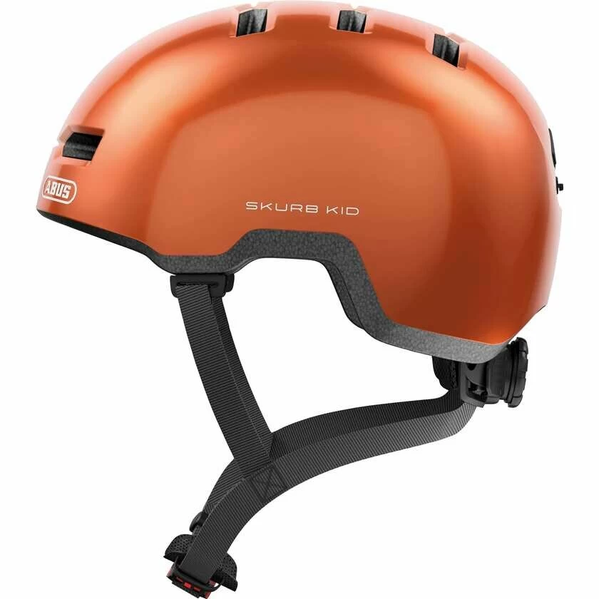 Dziecięcy kask rowerowy Abus Skurb Kid Goldfish Orange