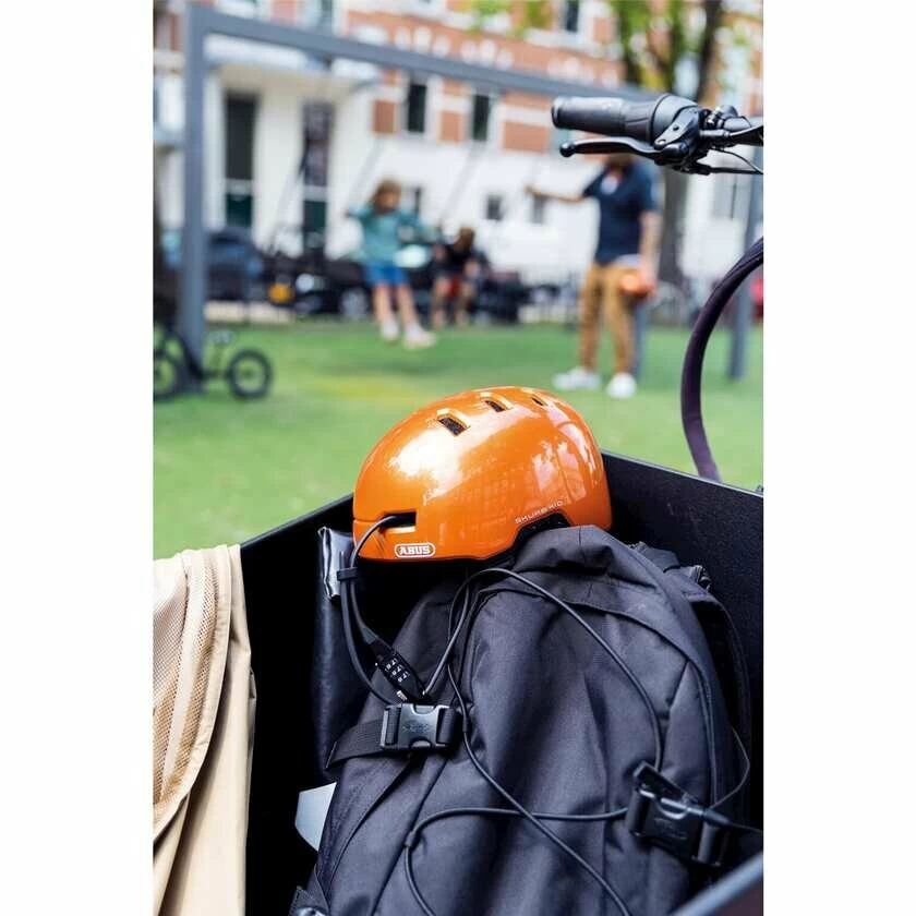 Dziecięcy kask rowerowy Abus Skurb Kid Goldfish Orange