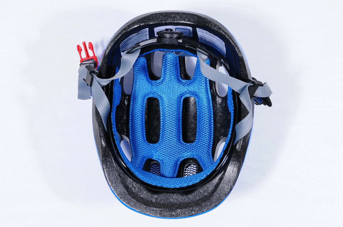 Dziecięcy kask rowerowy Abus Smiley 2.0, Blue Sharky