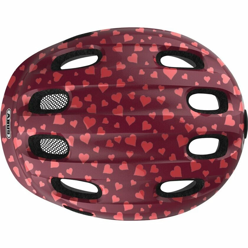 Dziecięcy kask rowerowy Abus Smiley 2.0 Cherry Heart