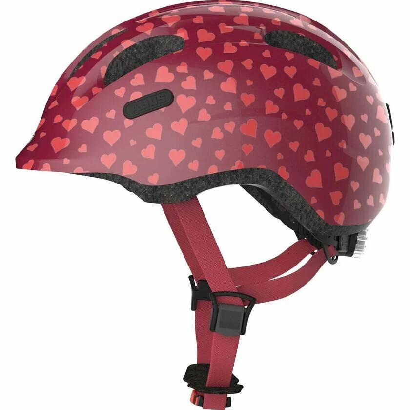 Dziecięcy kask rowerowy Abus Smiley 2.0 Cherry Heart