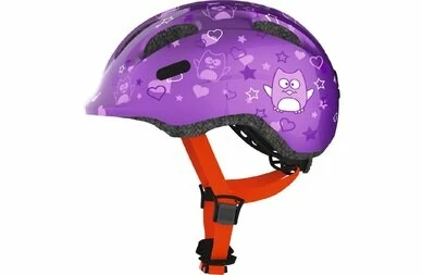 Dziecięcy kask rowerowy Abus Smiley 2.0, fioletowy