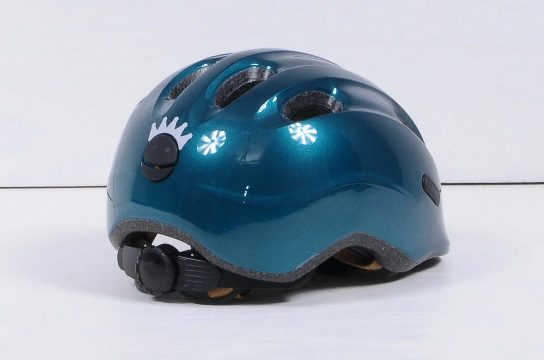 Dziecięcy kask rowerowy Abus Smiley 2.0 Royal, ciemnozielony