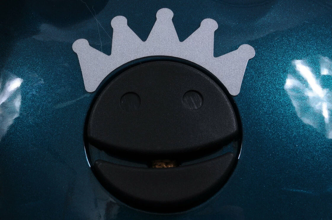 Dziecięcy kask rowerowy Abus Smiley 2.0 Royal, ciemnozielony