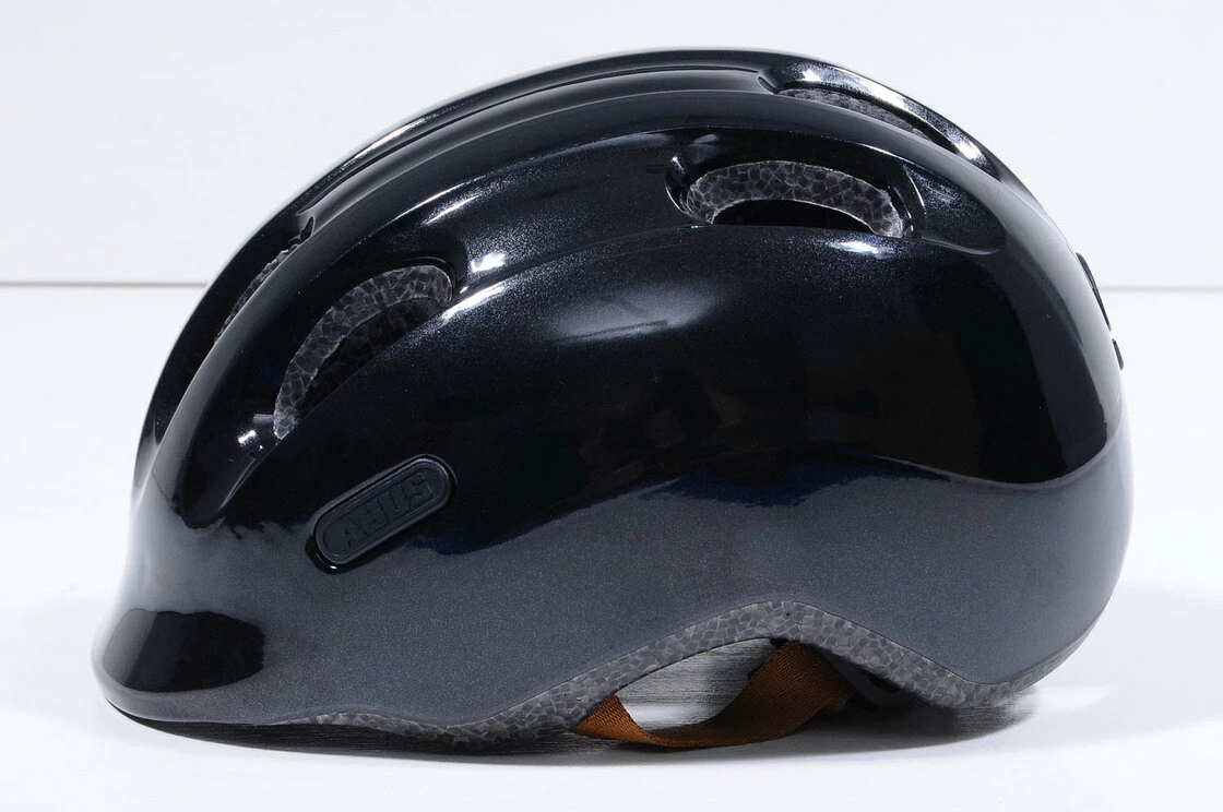 Dziecięcy kask rowerowy Abus Smiley 2.0 Royal, czarny Rozmiar S: 45-50 cm