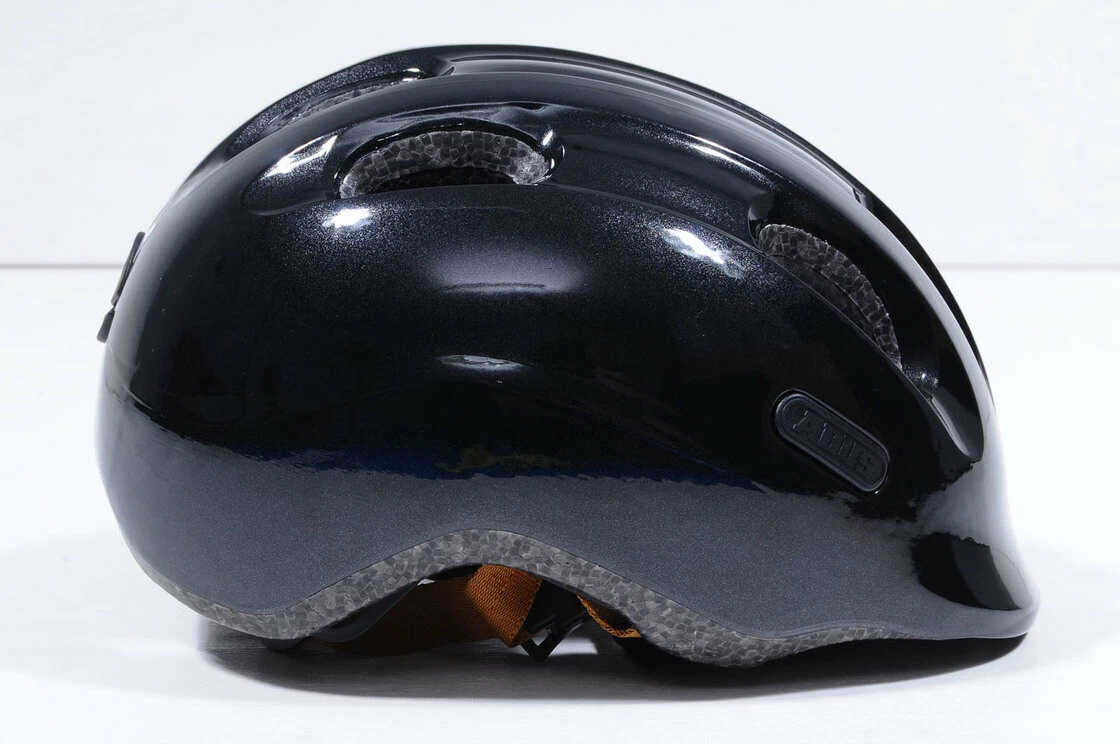 Dziecięcy kask rowerowy Abus Smiley 2.0 Royal, czarny Rozmiar S: 45-50 cm