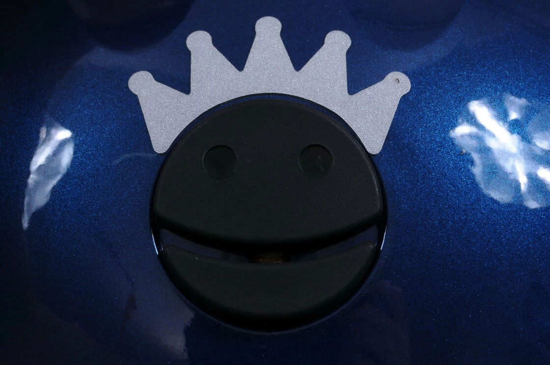 Dziecięcy kask rowerowy Abus Smiley 2.0 Royal, granatowy