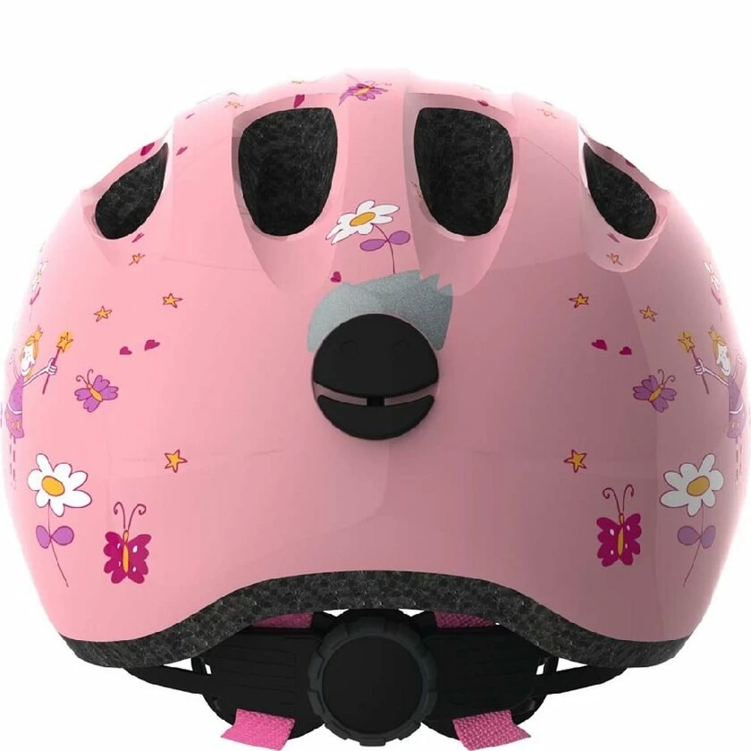 Dziecięcy kask rowerowy Abus Smiley 2.0, różowy Rozmiar M: 50-55 cm