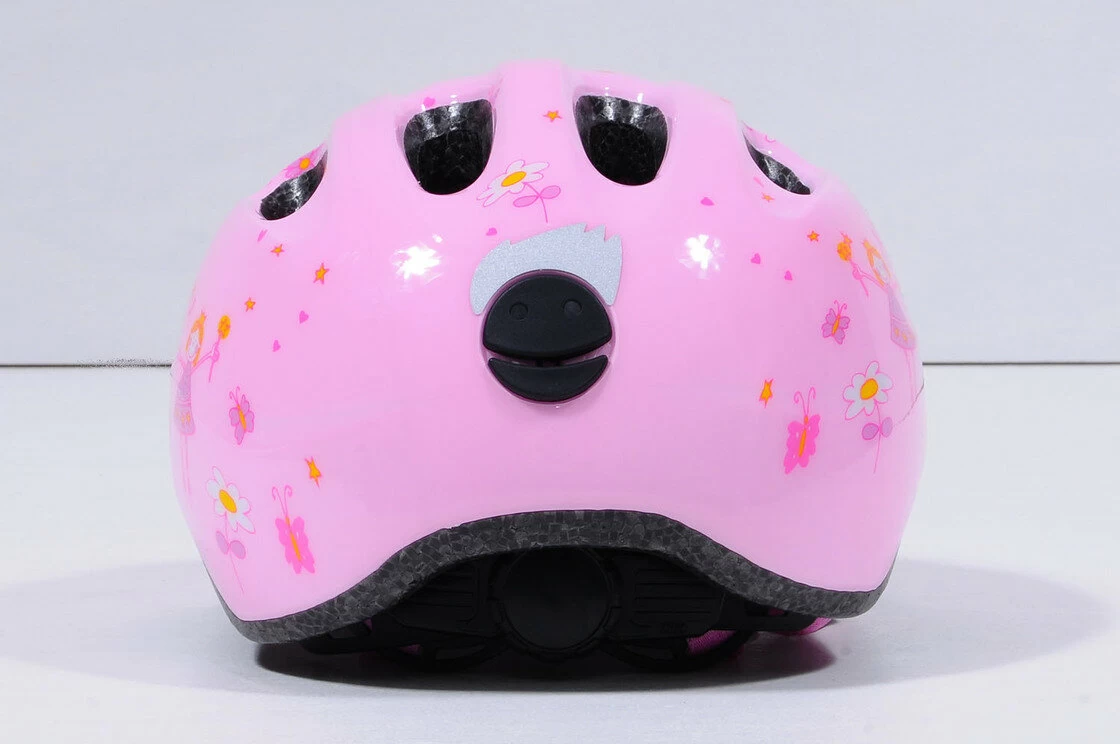 Dziecięcy kask rowerowy Abus Smiley 2.0, różowy Rozmiar M: 50-55 cm