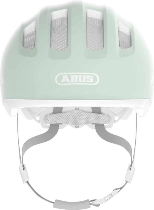 Dziecięcy kask rowerowy ABUS Smiley 3.0 ACE LED Pure Mint