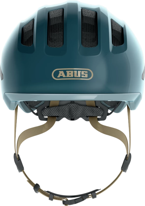 Dziecięcy kask rowerowy ABUS Smiley 3.0 ACE LED Royal Blue Rozmiar M: 50-55 cm
