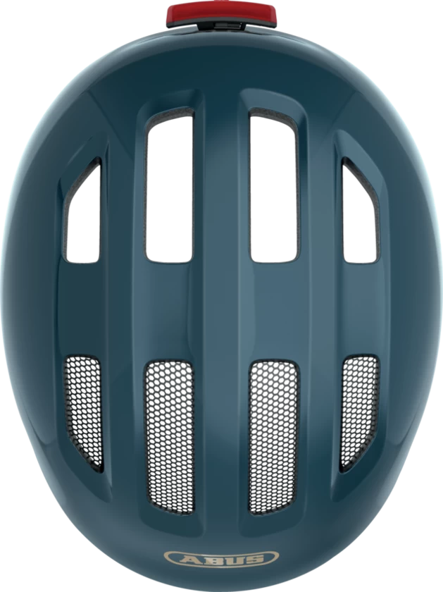Dziecięcy kask rowerowy ABUS Smiley 3.0 ACE LED Royal Blue Rozmiar S: 45-50 cm