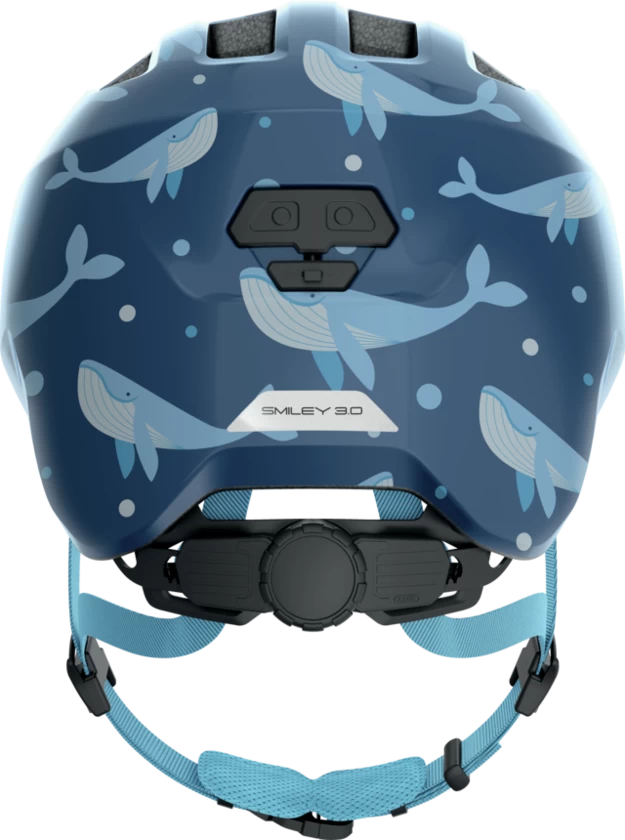 Dziecięcy kask rowerowy Abus Smiley 3.0 Blue Whale Rozmiar M: 50-55 cm