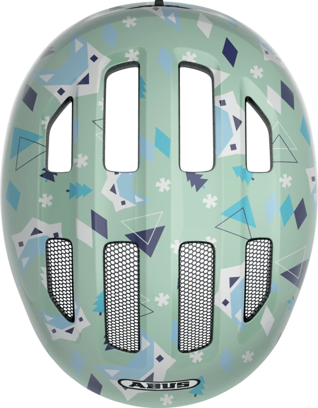 Dziecięcy kask rowerowy ABUS Smiley 3.0 Green Nordic Rozmiar M: 50-55 cm