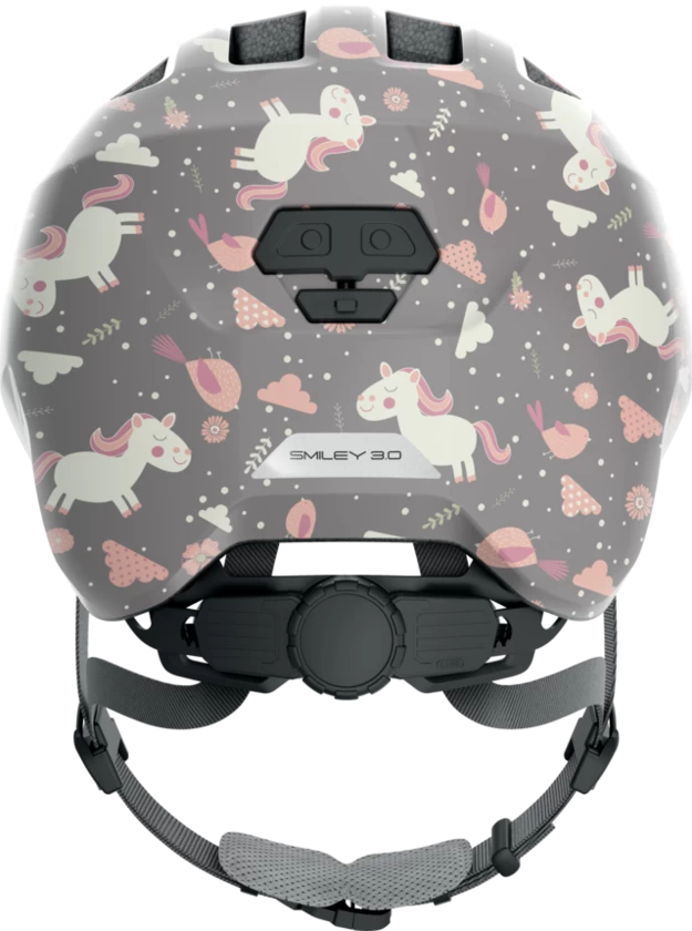 Dziecięcy kask rowerowy ABUS Smiley 3.0 Grey Horse Rozmiar M: 50-55 cm