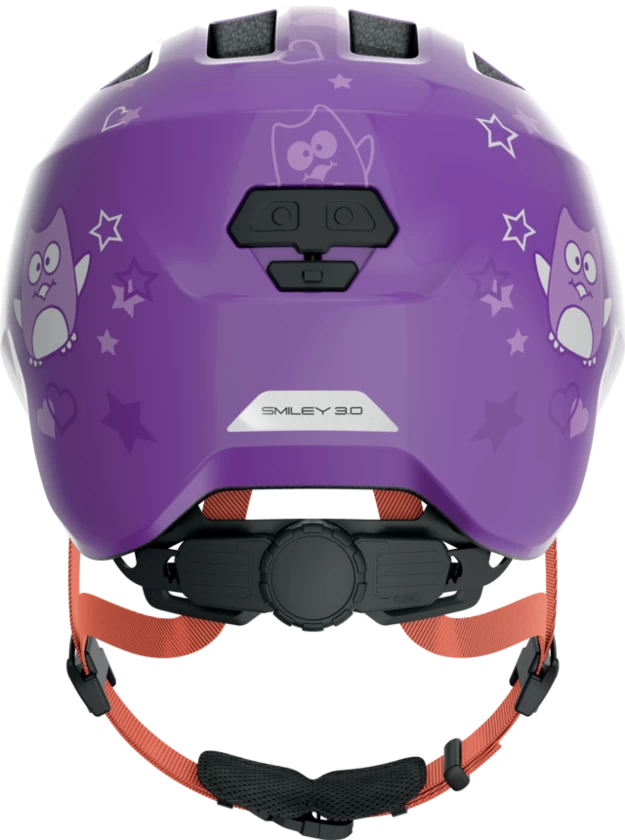 Dziecięcy kask rowerowy ABUS Smiley 3.0 Purple Star