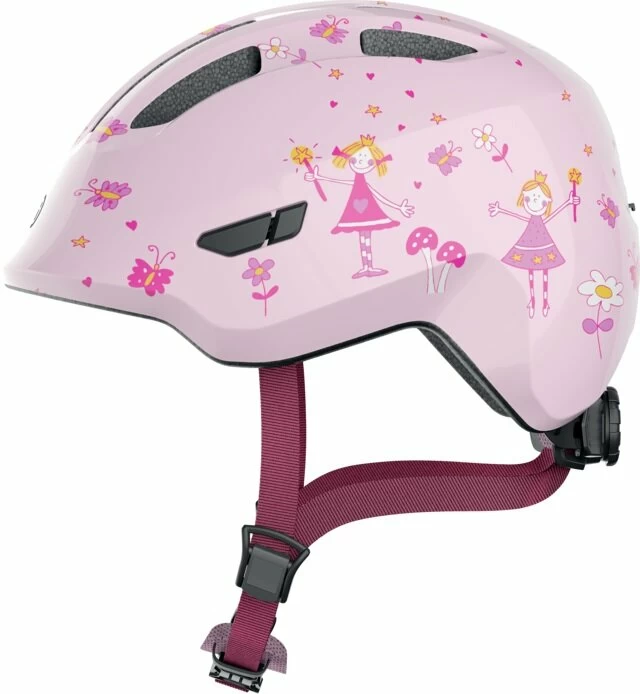 Dziecięcy kask rowerowy ABUS Smiley 3.0 Rose Princess