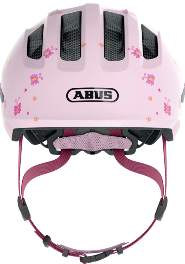 Dziecięcy kask rowerowy ABUS Smiley 3.0 Rose Princess Rozmiar S: 45-50 cm